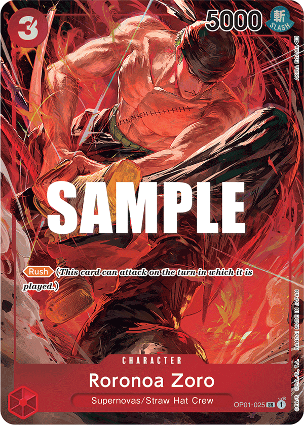 Roronoa Zoro (OP01-025) Alternative Art