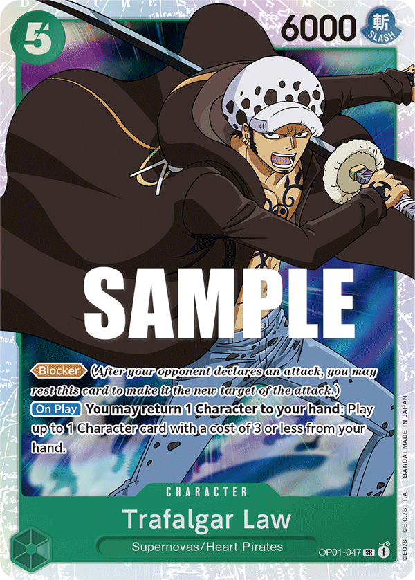 Trafalgar Law (OP01-047) Super Rare