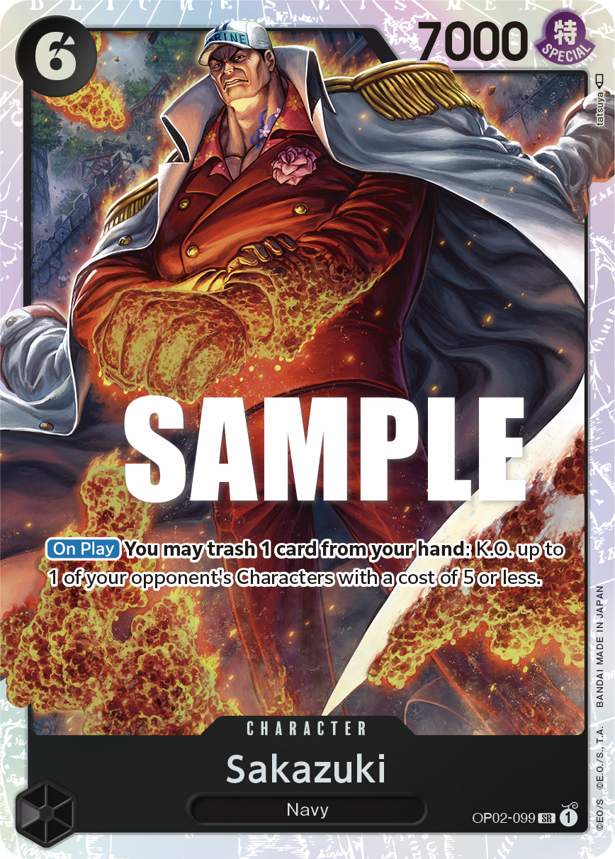 Sakazuki (OP02-099) Super Rare