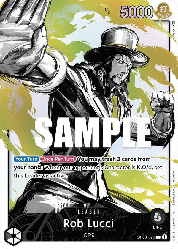 Rob Lucci (OP03-076) Alternative Art