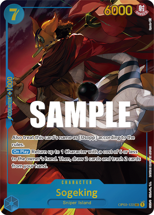 Sogeking (OP03-122) Alternative Art