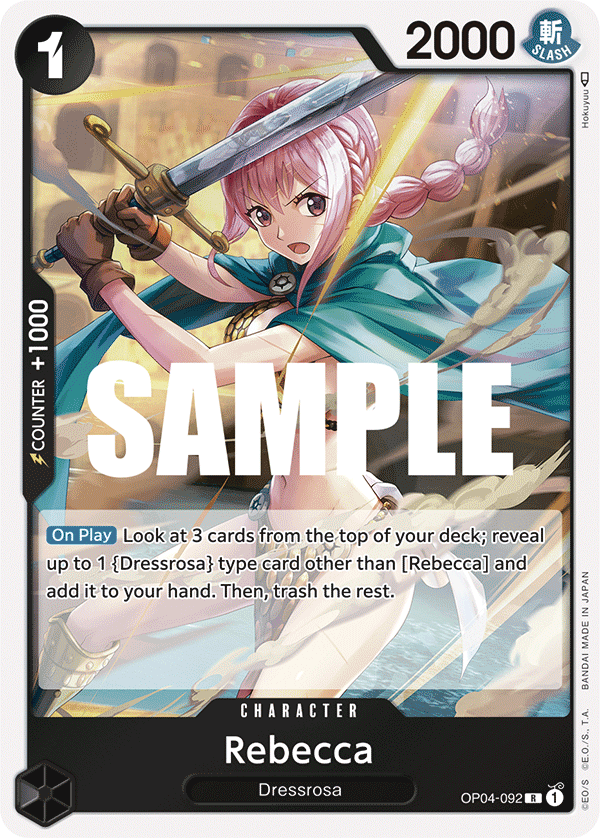 Rebecca (OP04-092) Rare