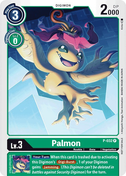 Palmon (P-032) Foil Promotional Card