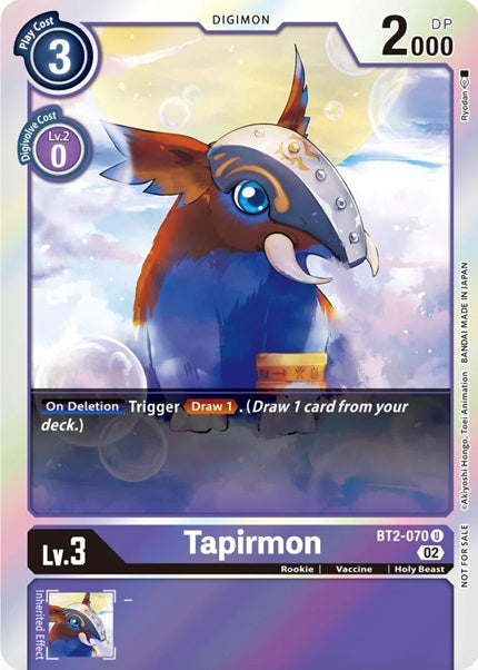 Tapirmon (BT2-070) (Official Tournament Pack Vol.8)