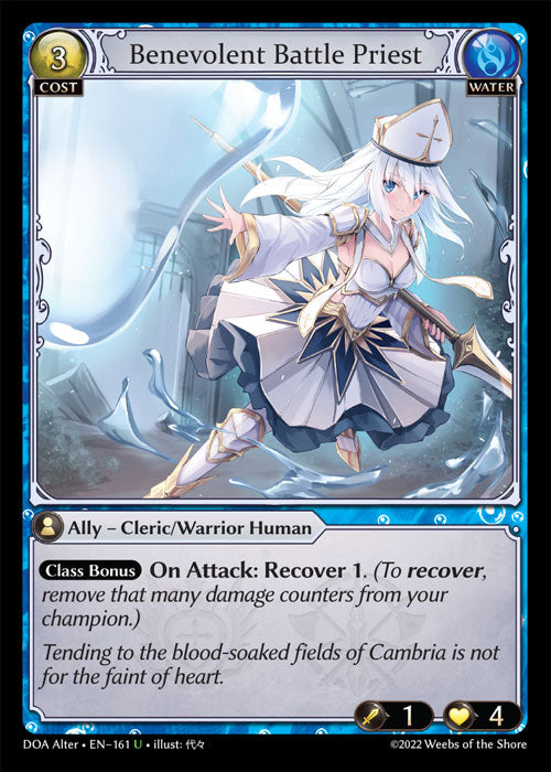 Doa Alter EN-161 Foil Benevolent Battle Priest
