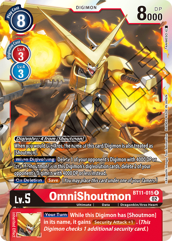 OmniShoutmon (BT11-015) Rare