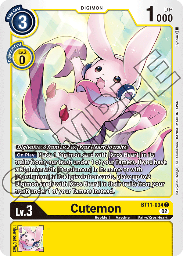 Cutemon (BT11-034) Common