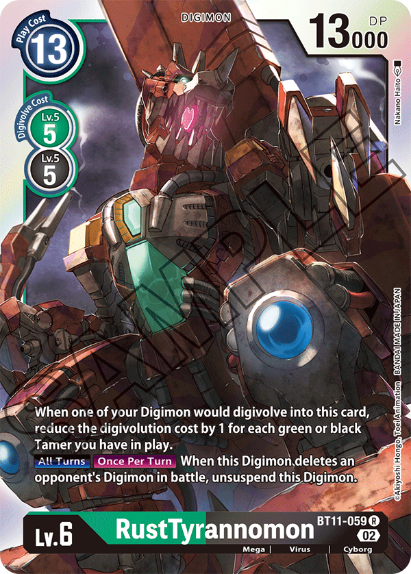 RustTyrannomon (BT11-059) Rare