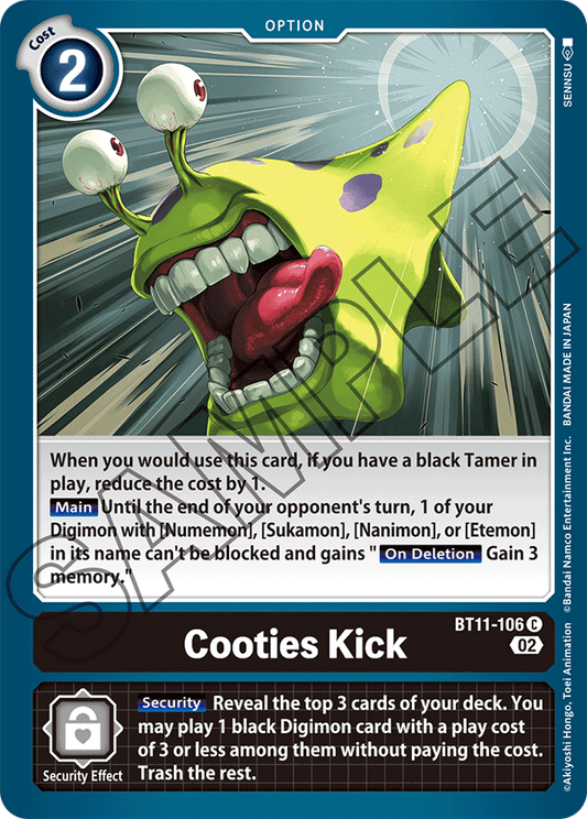 Cooties Kick (BT11-106) Common