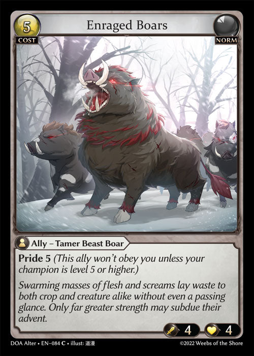 Doa Alter EN-084 Enraged Boars