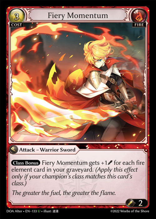 Doa Alter EN-133 Fiery Momentum