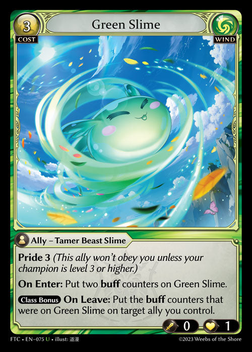 Green Slime EN-075 Uncommon