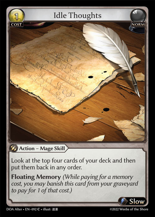Doa Alter EN-092 Idle Thoughts