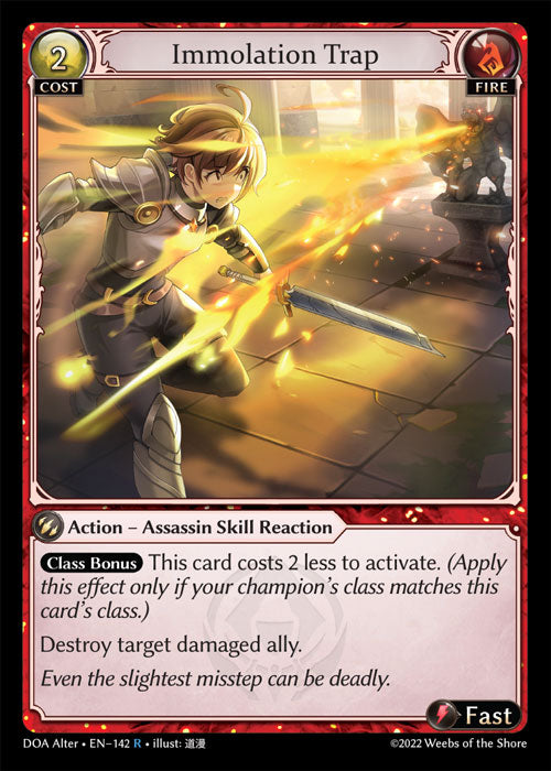Doa Alter EN-142 Immolation Trap