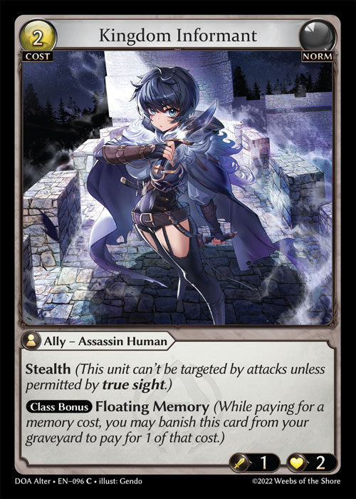 Doa Alter EN-096 Kingdom Informant