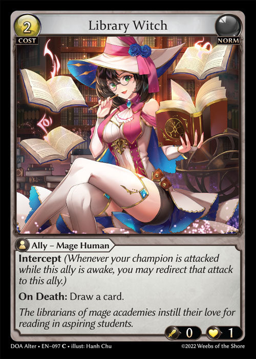 Doa Alter EN-097 Foil Library Witch