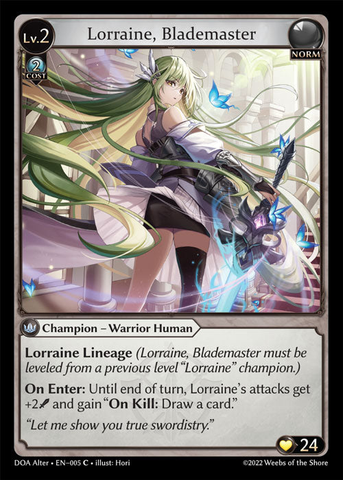 Doa Alter EN-005 Lorraine, Blademaster