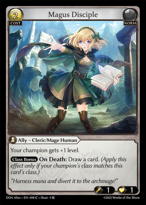 Doa Alter EN-098 Magus Disciple