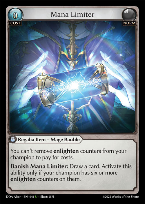 Doa Alter EN-041 Mana Limiter