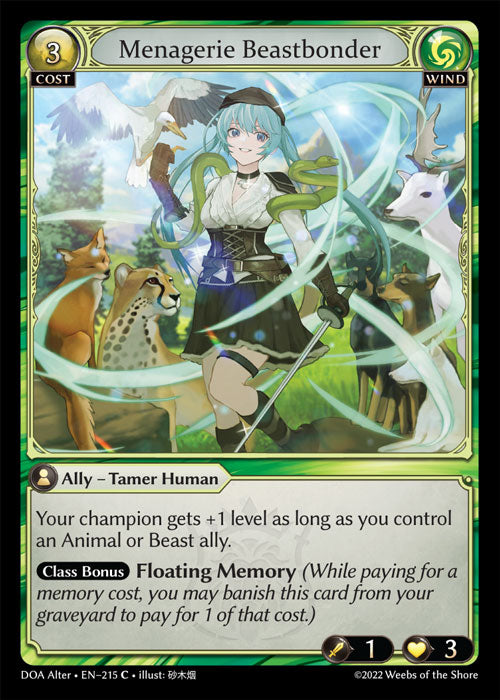 Doa Alter EN-215 Menagerie Beastbonder