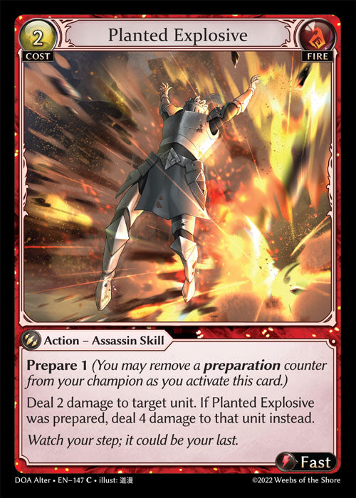 Doa Alter EN-147 Planted Explosive