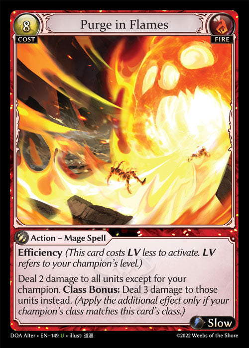 Doa Alter EN-149 Purge in Flames
