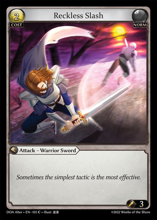 Doa Alter EN-105 Reckless Slash