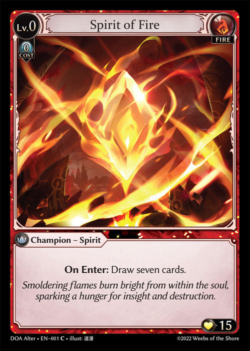 Doa Alter EN-001 Spirit of Fire
