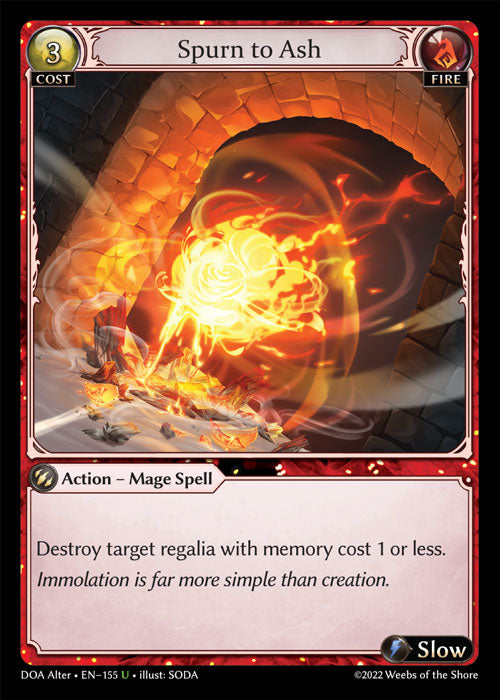 Doa Alter EN-155 Spurn to Ash