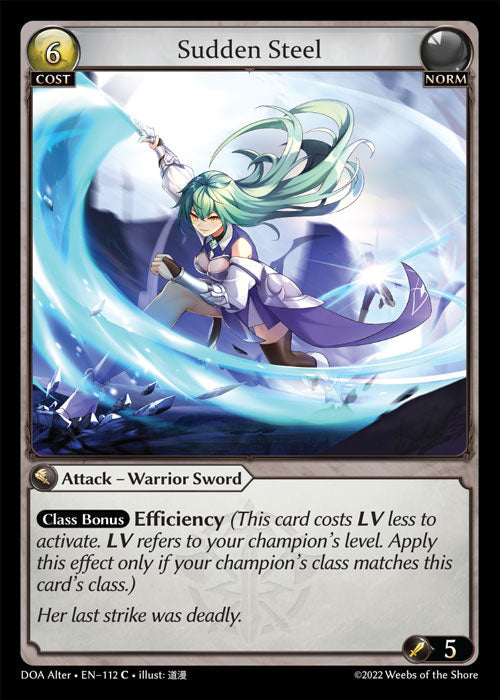 Doa Alter EN-112 Sudden Steel