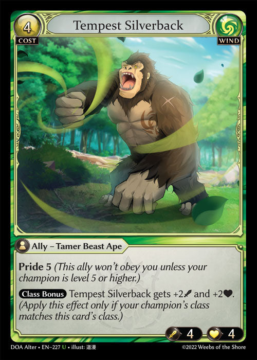 Doa Alter EN-227 Tempest Silverback