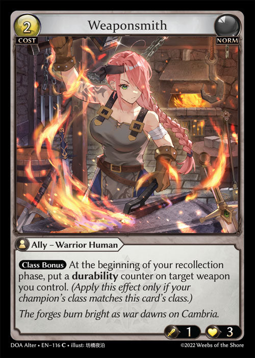 Doa Alter EN-116 Weaponsmith