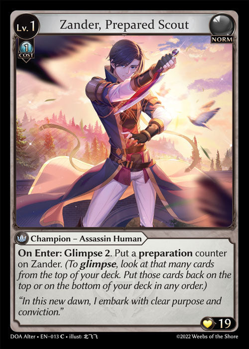 Doa Alter EN-013 Zander, Prepared Scout
