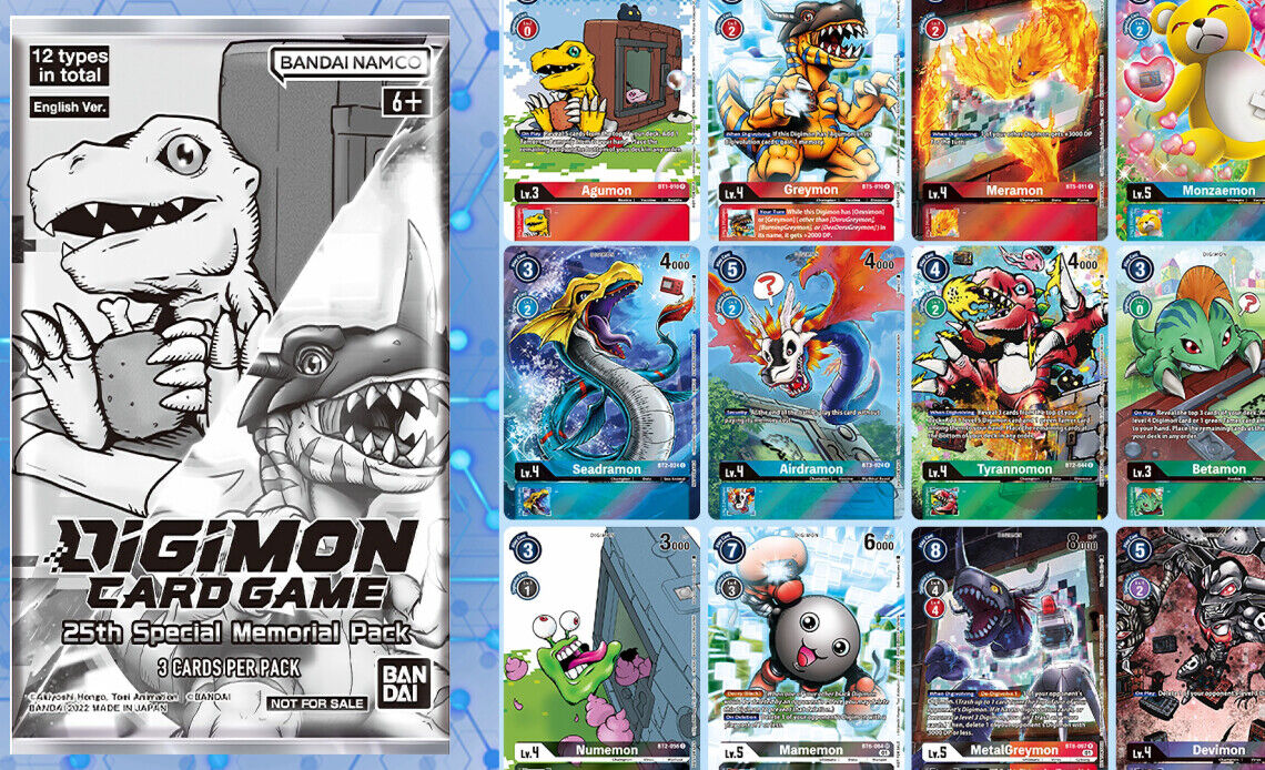 Digimon 25th Memorial Pack