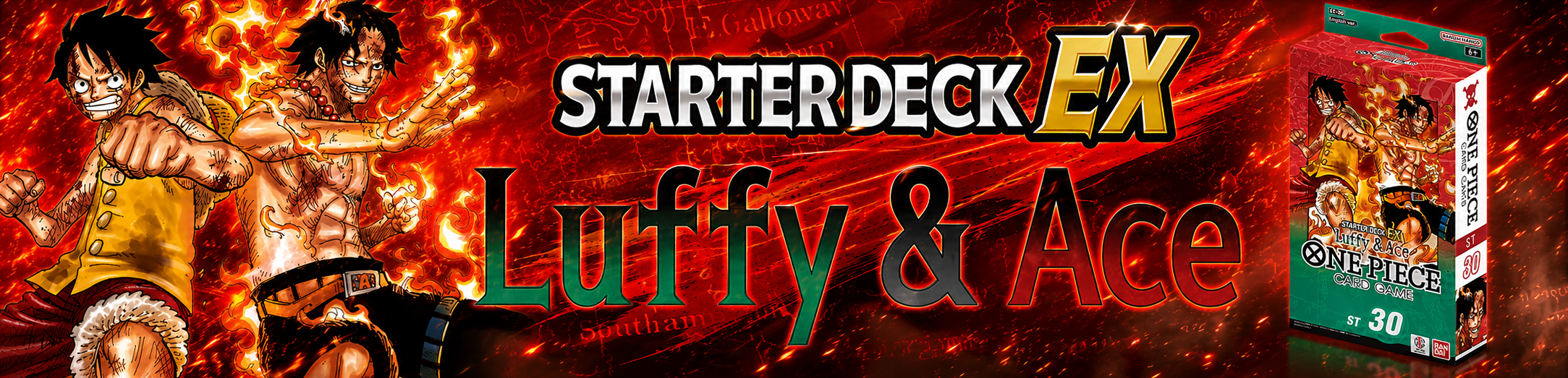 One Piece ST30 Starter Deck Luffy & Ace