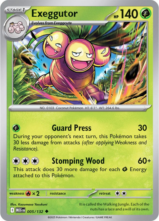Exeggutor [Reverse Holo] (005/132) Reverse Holo