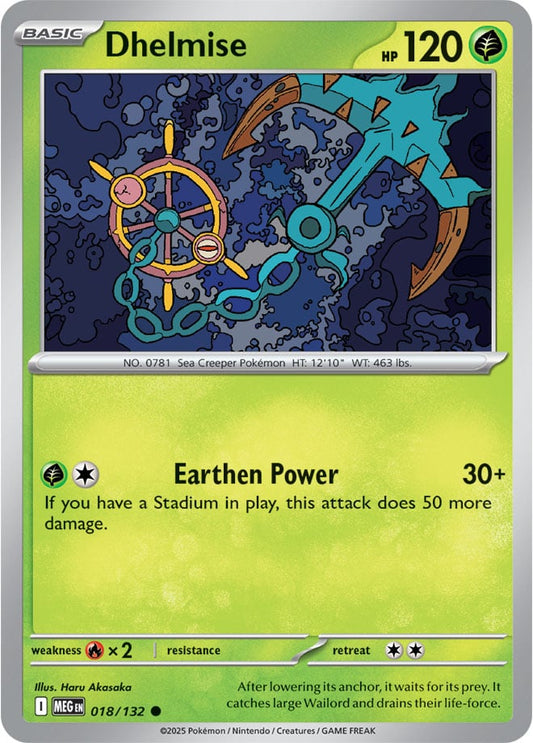 Dhelmise [Reverse Holo] (018/132) Reverse Holo