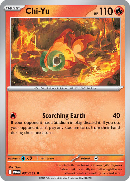 Chi-Yu [Reverse Holo] (031/132) Reverse Holo