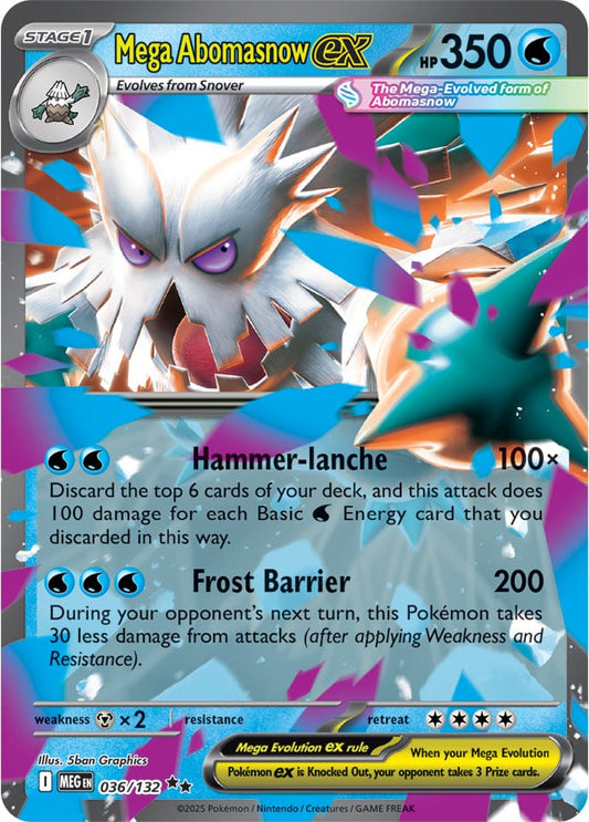 Mega Abomasnow ex (036/132) Double Rare