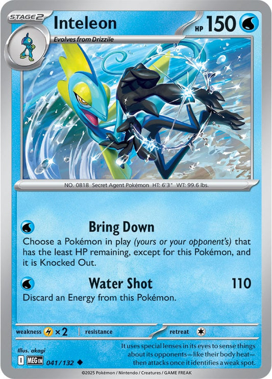 Inteleon [Reverse Holo] (041/132) Reverse Holo