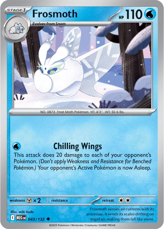 Frosmoth [Reverse Holo] (043/132) Reverse Holo