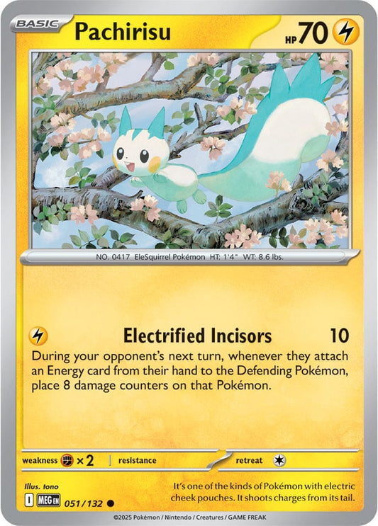 Pachirisu [Reverse Holo] (051/132) Reverse Holo