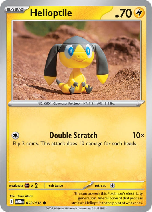 Helioptile [Reverse Holo] (052/132) Reverse Holo