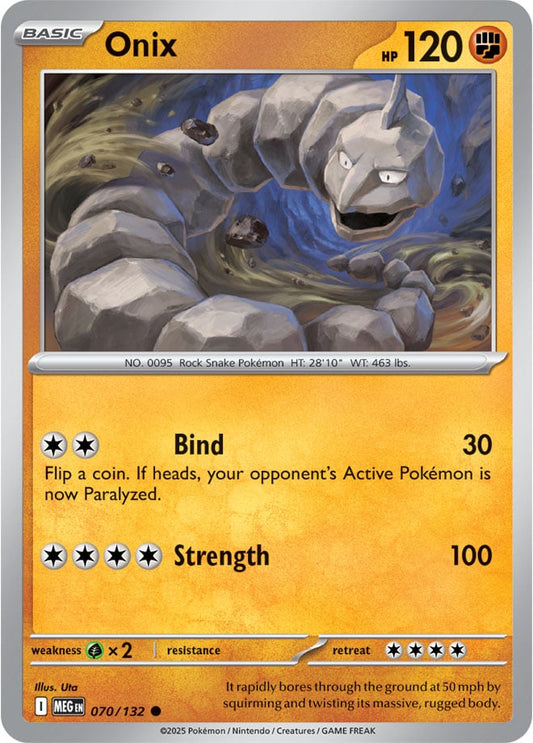 Onix [Reverse Holo] (070/132) Reverse Holo
