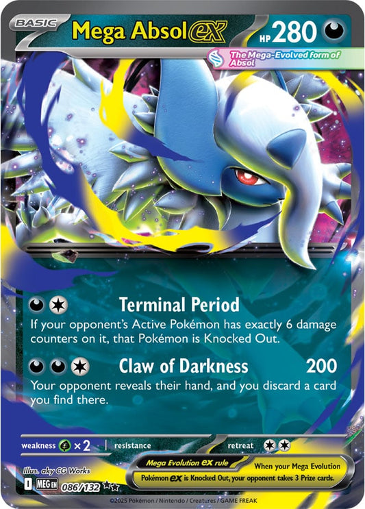 Mega Absol ex (086/132) Double Rare