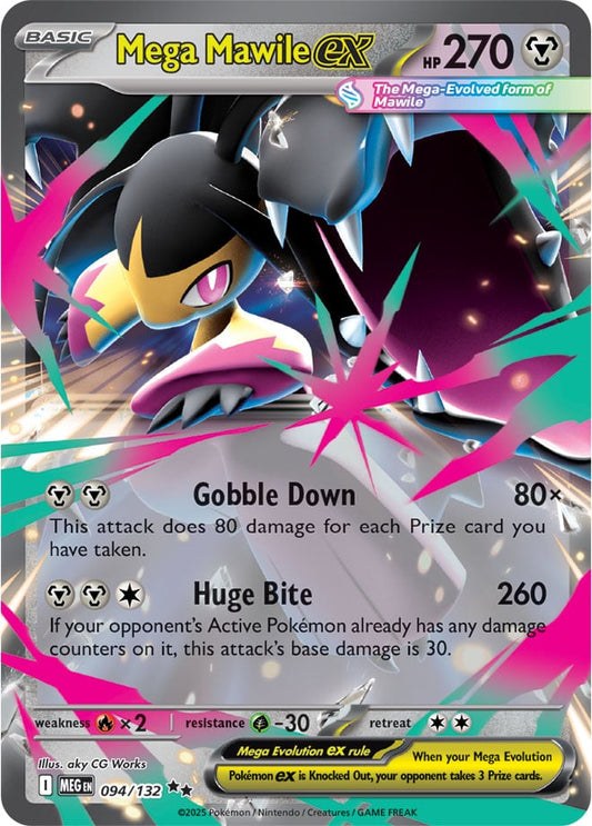 Mega Mawile ex (094/132) Double Rare