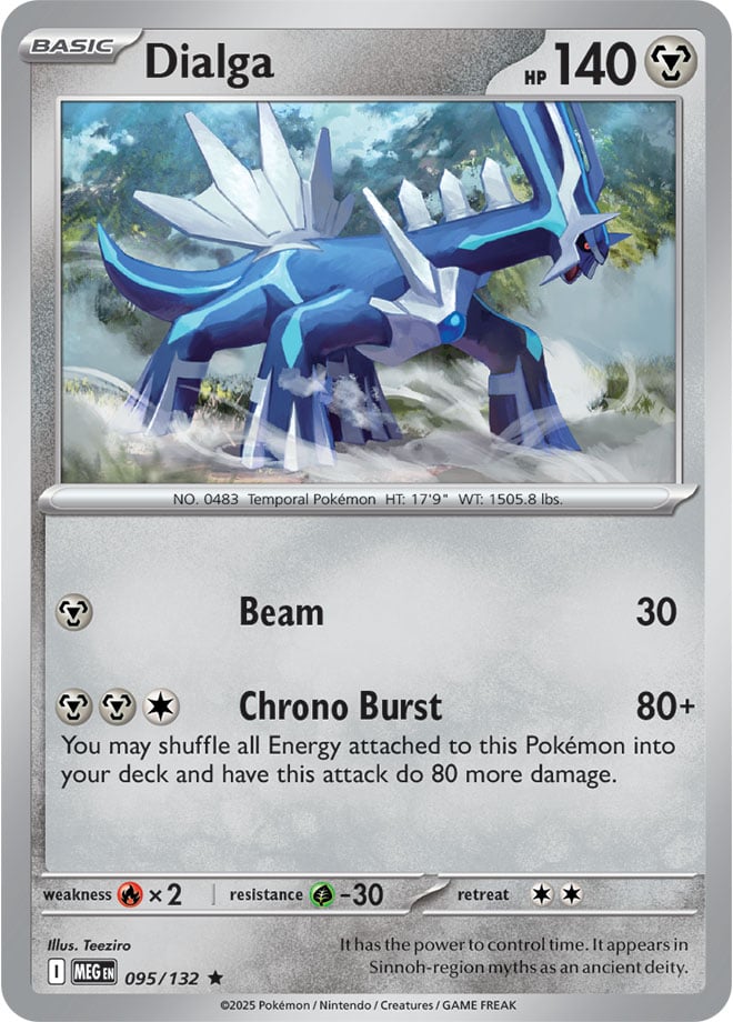 Dialga (095/132) Rare Holo Foil