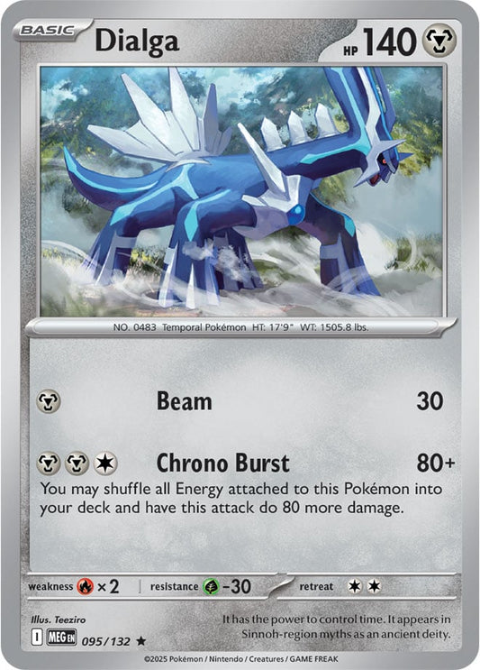 Dialga (095/132) Rare Holo Foil