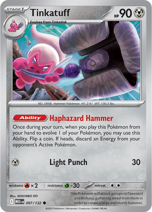 Tinkatuff [Reverse Holo] (097/132) Reverse Holo
