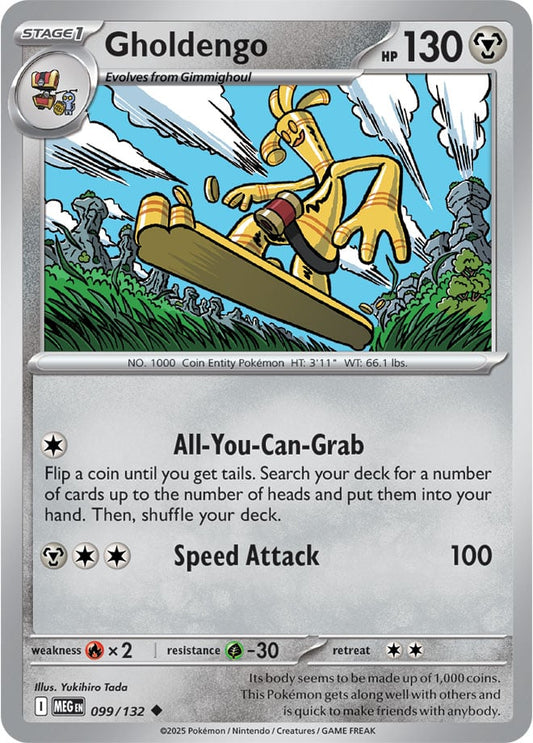 Gholdengo [Reverse Holo] (099/132) Reverse Holo